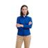 PDP - russellladieslslclassicoxfordshirt square #00000000 background