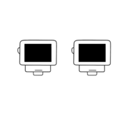 20 x 13 mm | Red Light Right Side - White Light Right Side