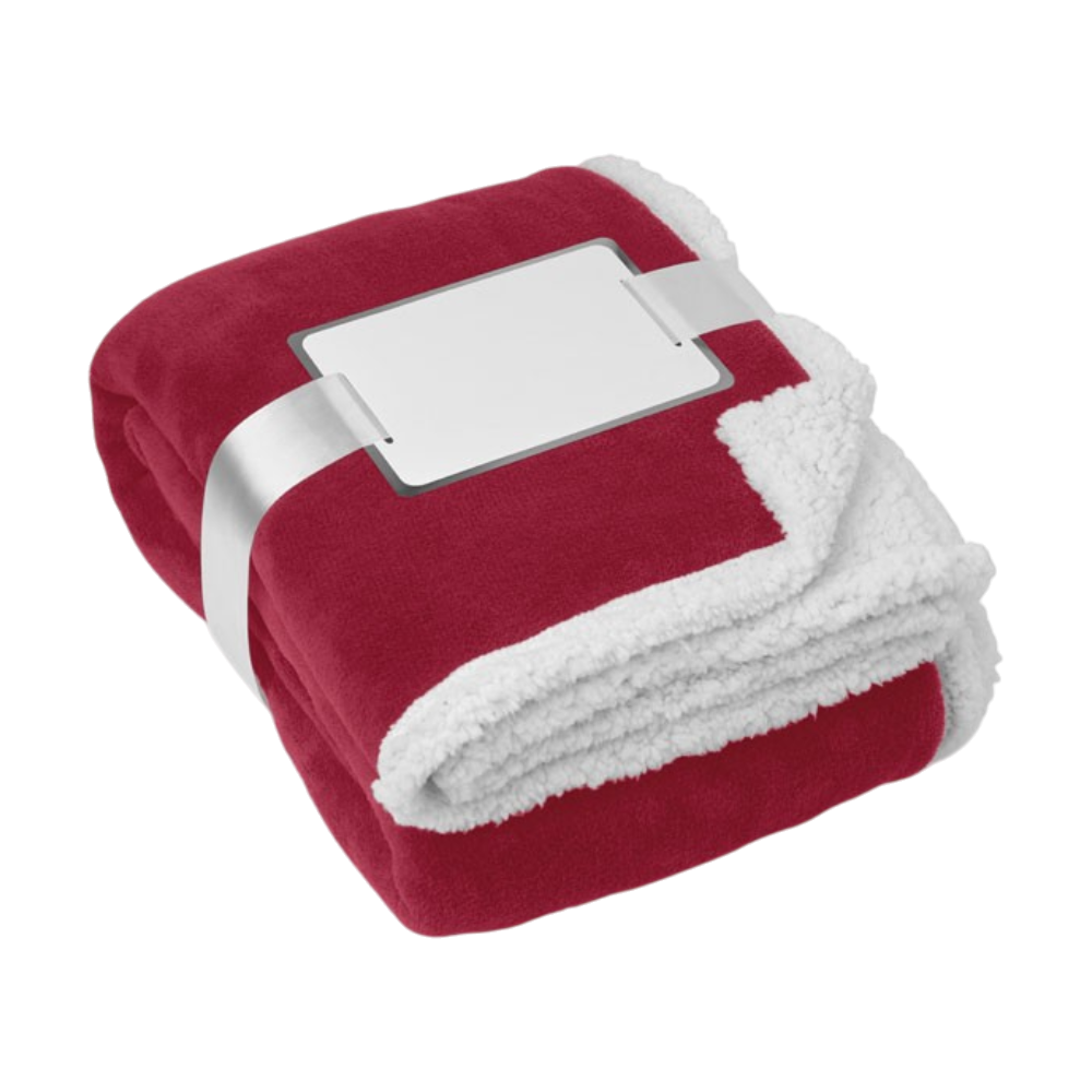 ICON - zermattblanketcoralfleecesherpa burgundy