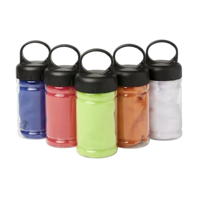 Cooling Fitness Towel in Portable Container | 80 x 30 cm