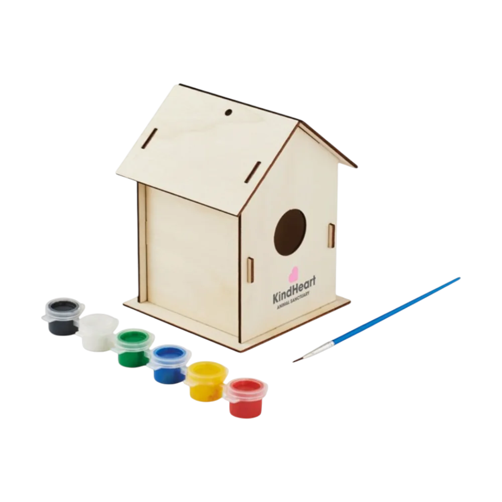 PDP - painthousediywoodenbirdhousekit square #F8F8F8 background