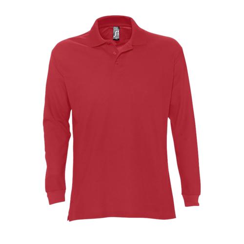 Sols Basic Long Sleeve Polo ICON red