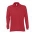 Sols Basic Long Sleeve Polo ICON red