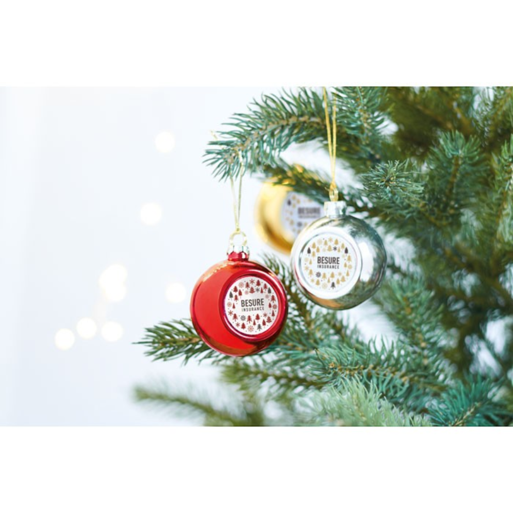 Boule de Noël brillante en polypropylène