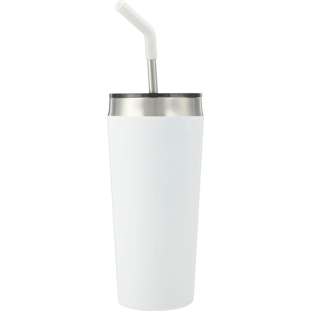 ICON - faye20ozvacuumtumblerwithssstraw white