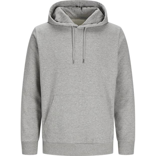 produktjackjonesbasichoodsweatjj3902u light grey melange