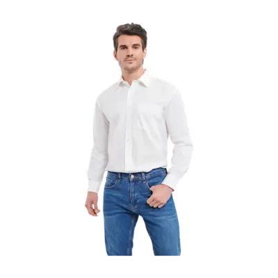 Russell Camicia in Popeline di Cotone