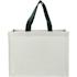 COLOR ICON - rpetlaminatedmatteshoppertote - Natural Hunter Green