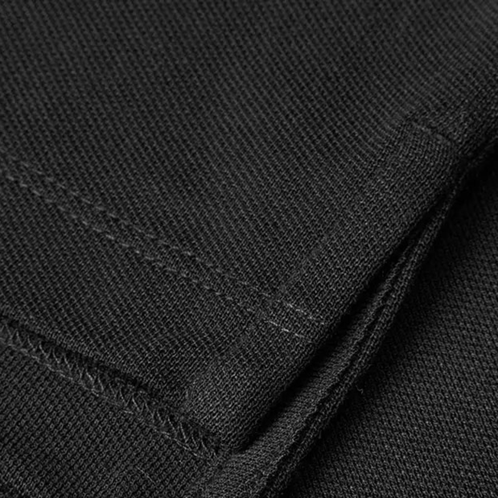 Ease Polo Shirt Lyocell - neck label macro