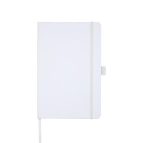 Honua A5 recycled paper notebook with recycled PET cover white