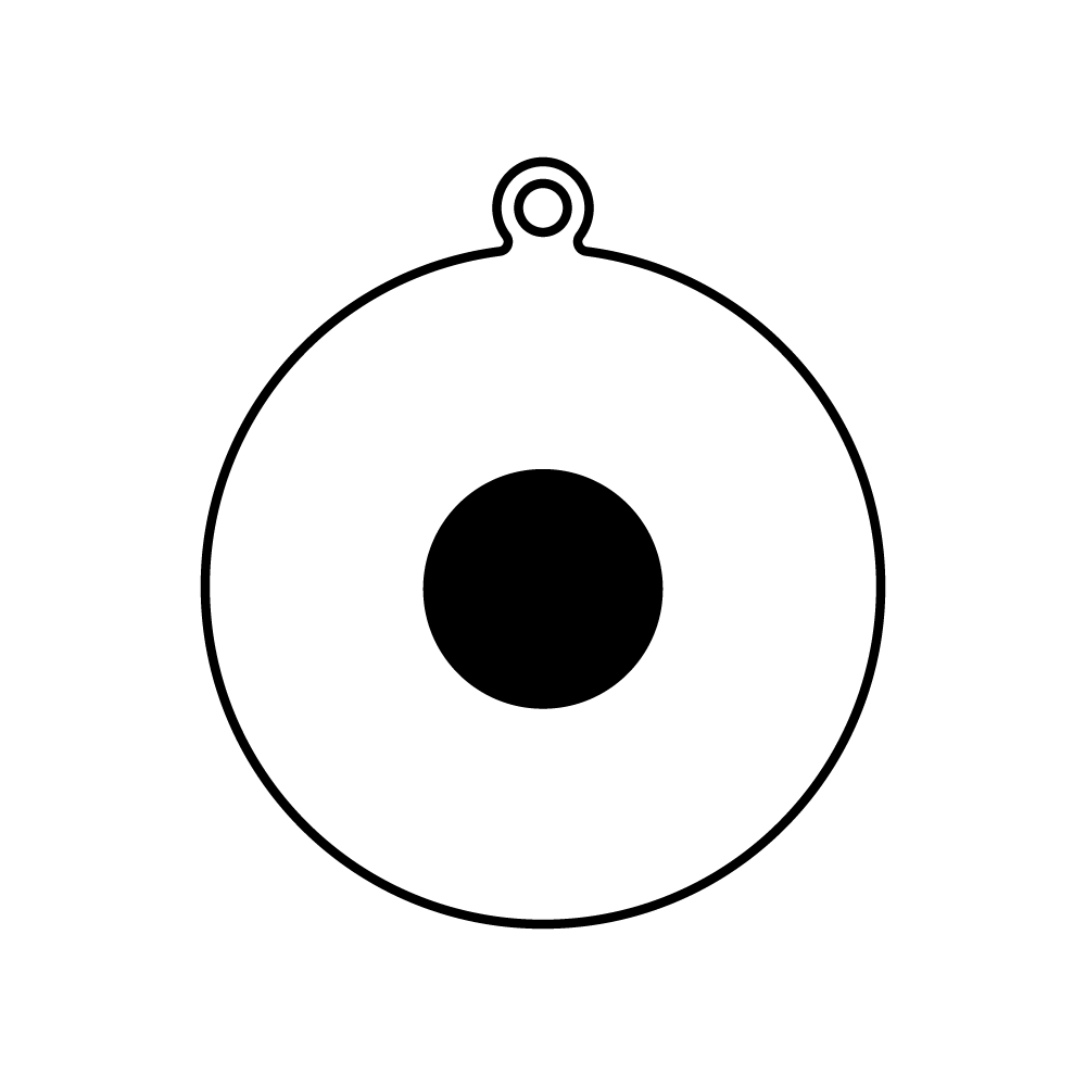 ⌀25 mm - Enkelzijdig