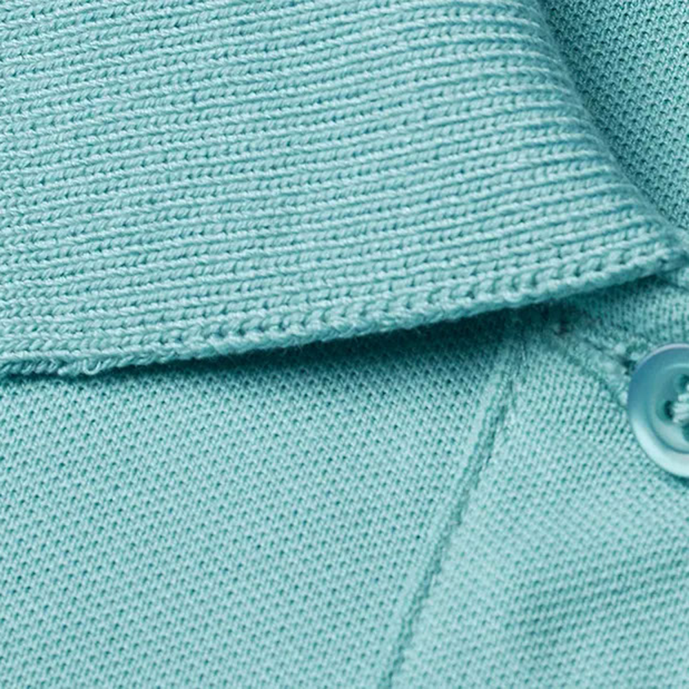 Ease Polo Shirt Lyocell Women - neck label macro