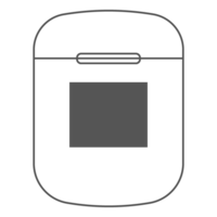 30 x 25 mm - Étui pour écouteurs