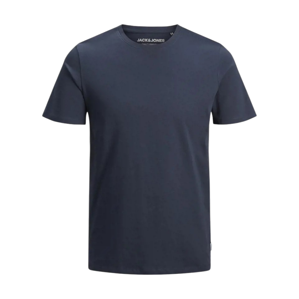 ICON - jackjonesorganicessentialteerneckshortsleeve navy_blazer