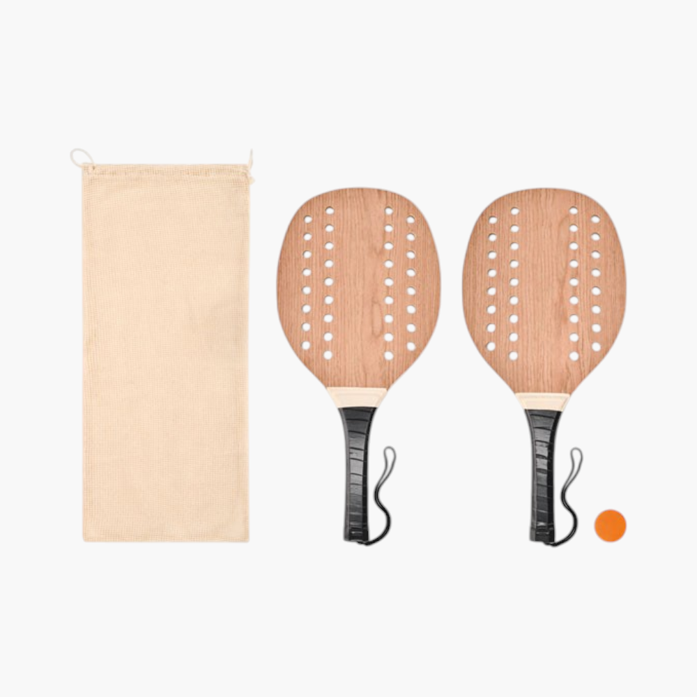 PDP - palasrosewoodbeachtennisset square #F8F8F8 background