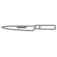 60 x 7 mm - Knife