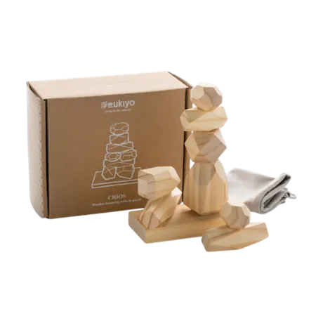 Ukiyo Crios Wooden Balancing Rocks