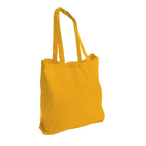 Long Handle Cotton Bag-Yellow (1)