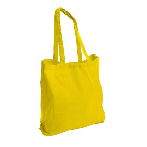 Long Handle Cotton Bag-Yellow (1)
