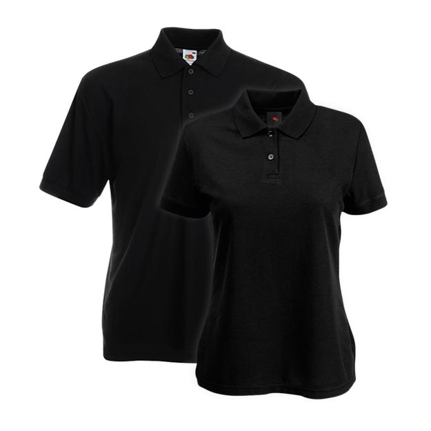 Fruit of the Loom Premium Polo Shirt ICON black