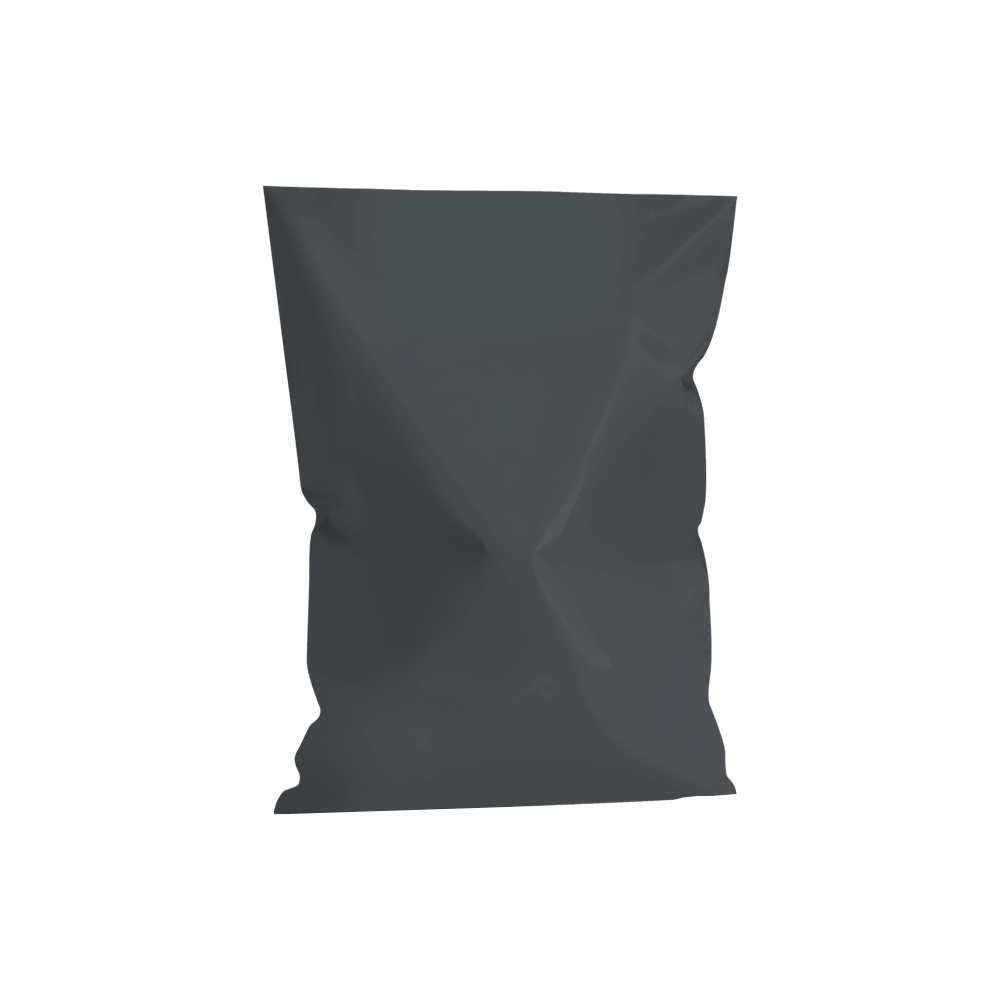 recycledpolymailer black foil