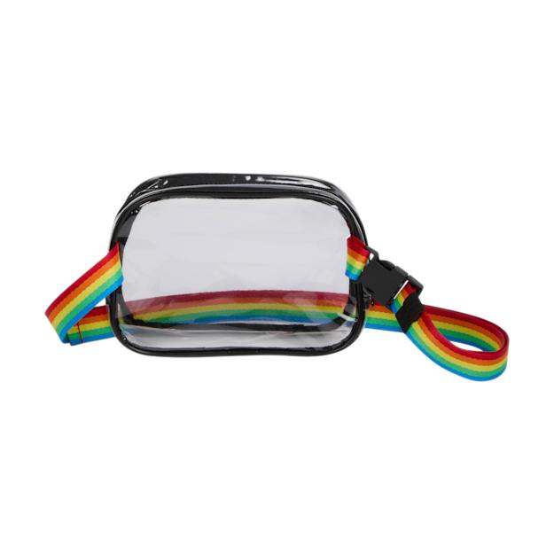 ICON - clearcrossbodysportpack rainbow