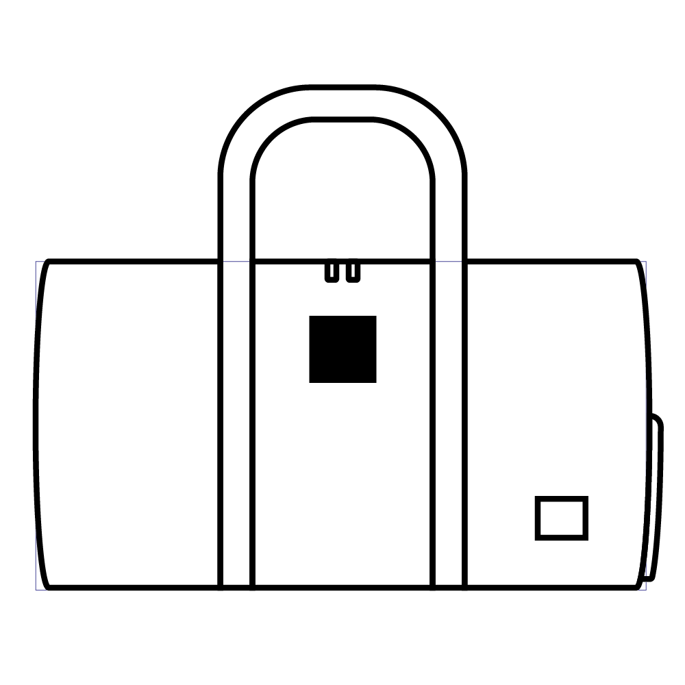 60 x 60 mm | Voorkant Omhoog