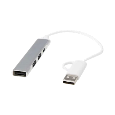 Alkaid Recycled Aluminium USB-A and Type-C Hub