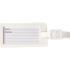 ICON - recycledplasticluggagetag white