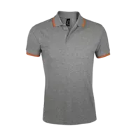 Grey Melange / Orange