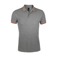 Gris mélangé / Orange