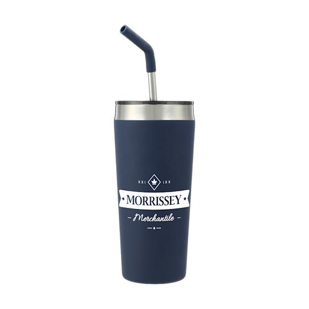 Stainless Steel Vacuum Tumbler with Straw