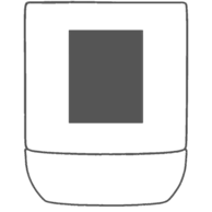 40 x 50 mm - Opposite of the handle