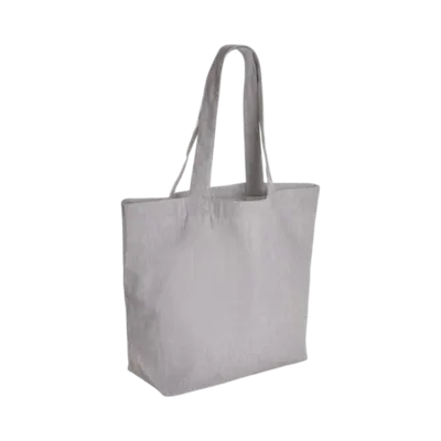 Shopper in Canvas Riciclato AWARE con Tasca