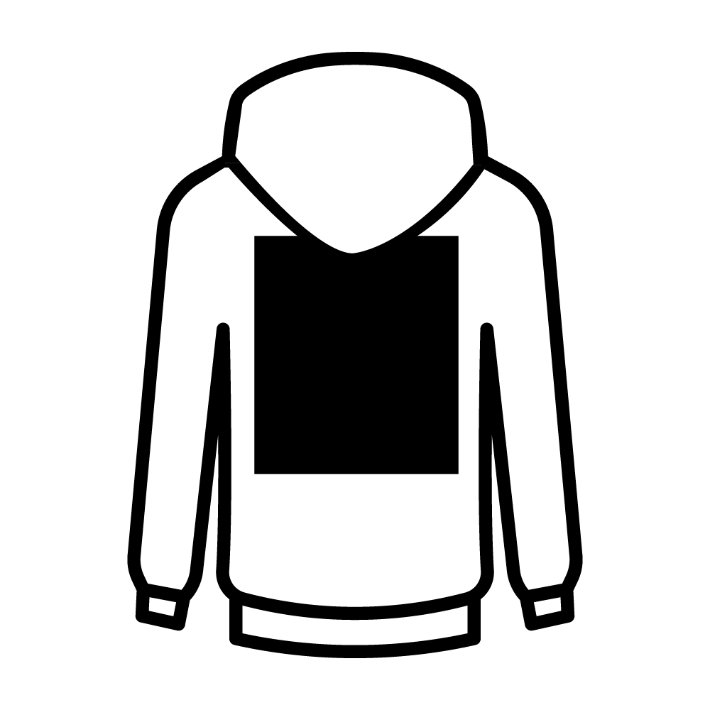 Rug groot 27 x 30 cm