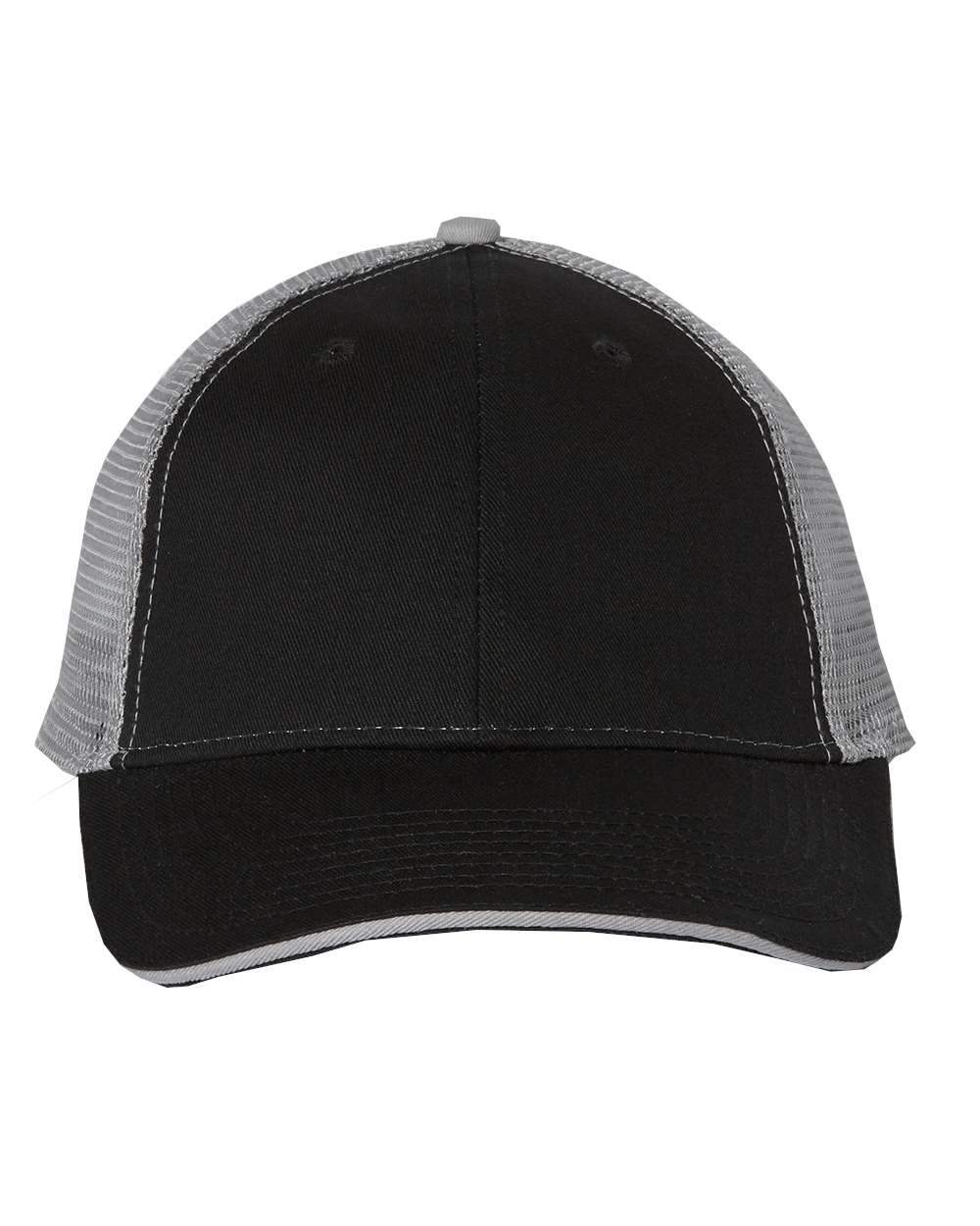 COLOR ICON - valucap6panelcap - Charcoal Neon Pink
