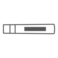 60 x 12 mm - Poignée