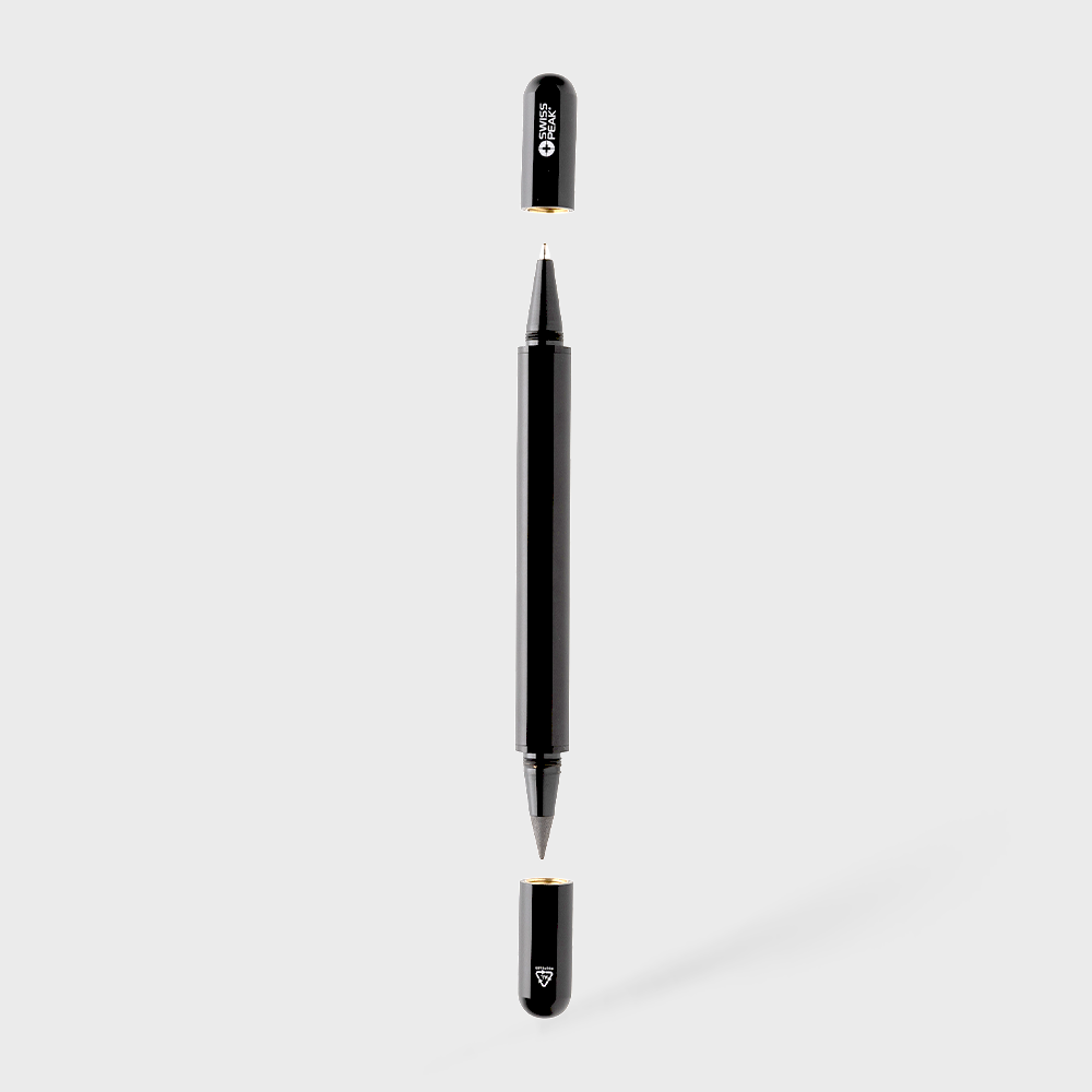 Swiss Peak Storm Kugelschreiber Aus Recyceltem Aluminium - Doppelspitze Design