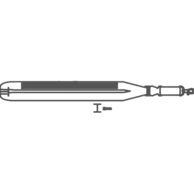 300 x 21 mm - On front and back strap