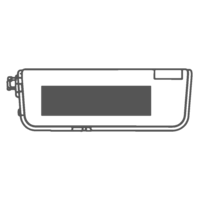 55 x 15 mm - Côté gauche