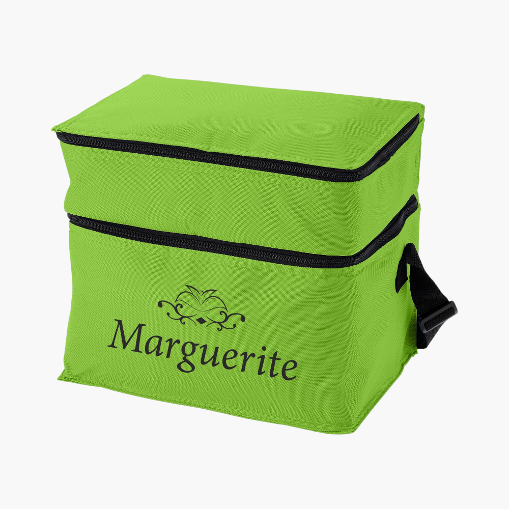 PDP - oslo2zipperedcompartmentscoolerbag13l square #F8F8F8 background