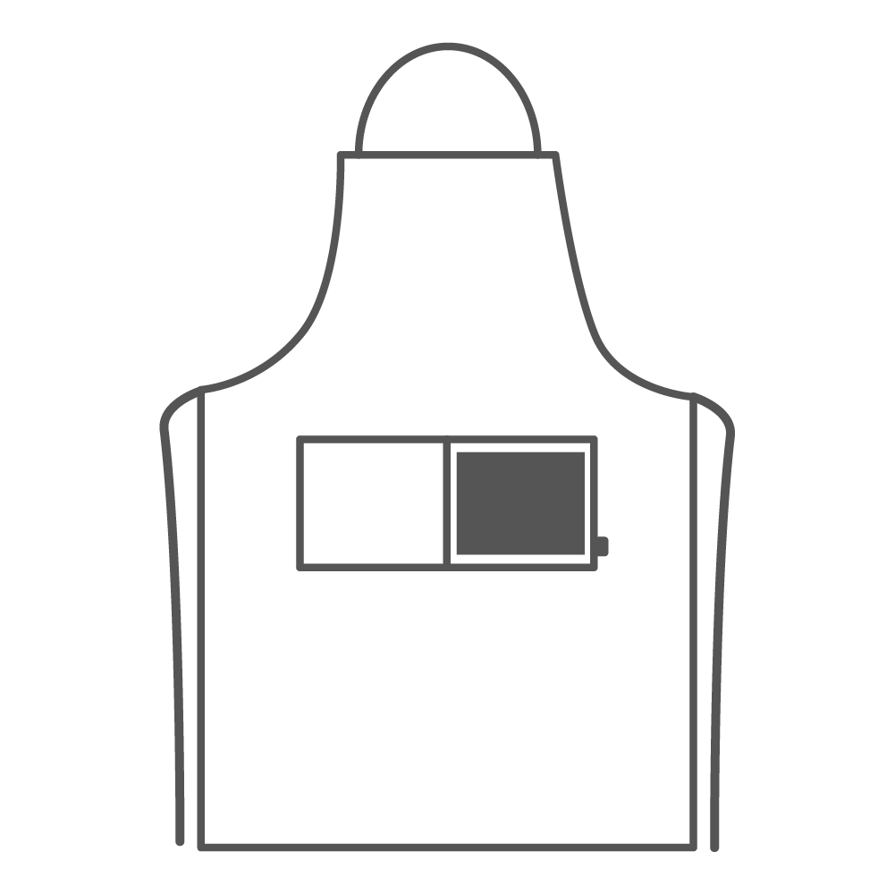 170 x 140 mm - Zak rechts