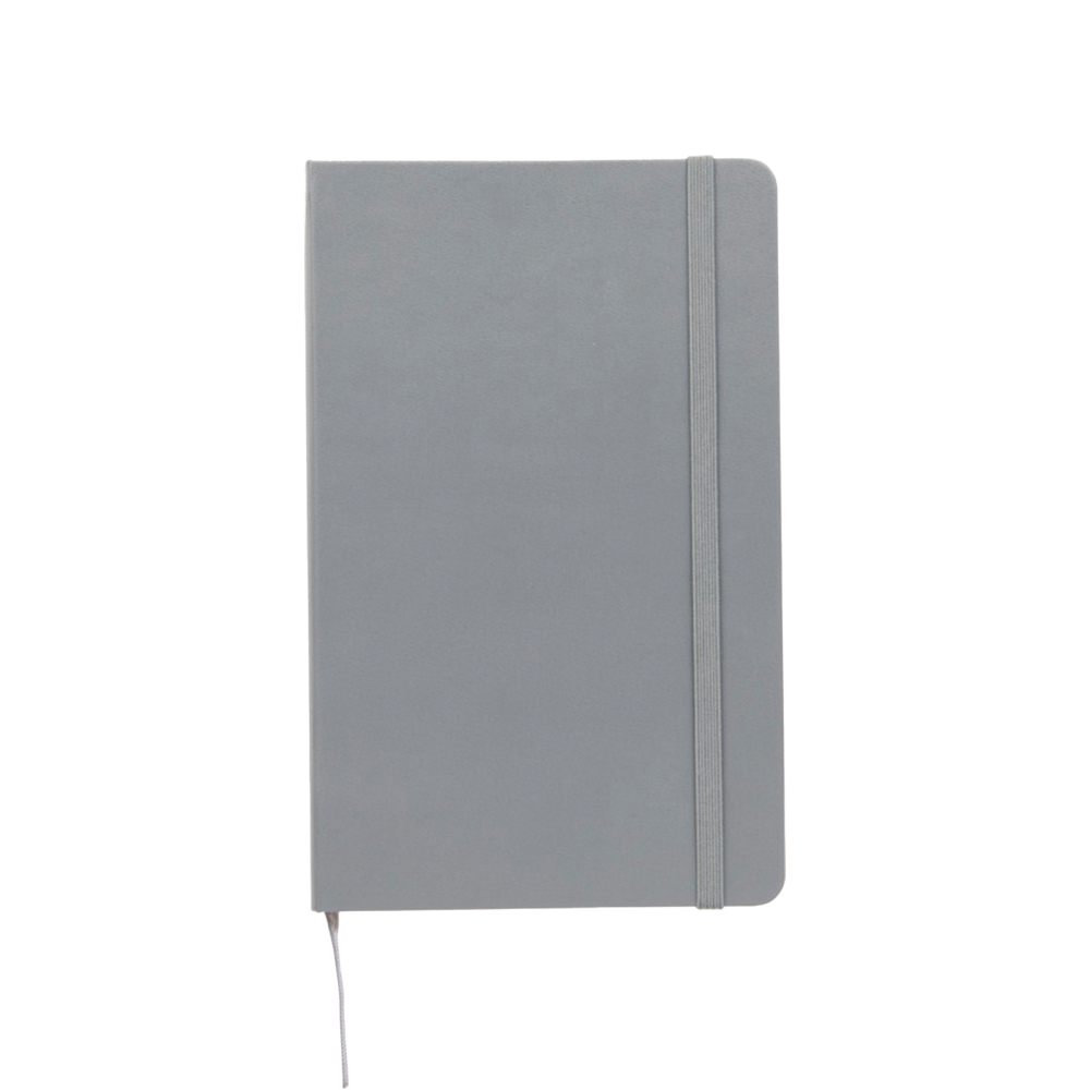 Moleskine Classic L hard cover notebook silver