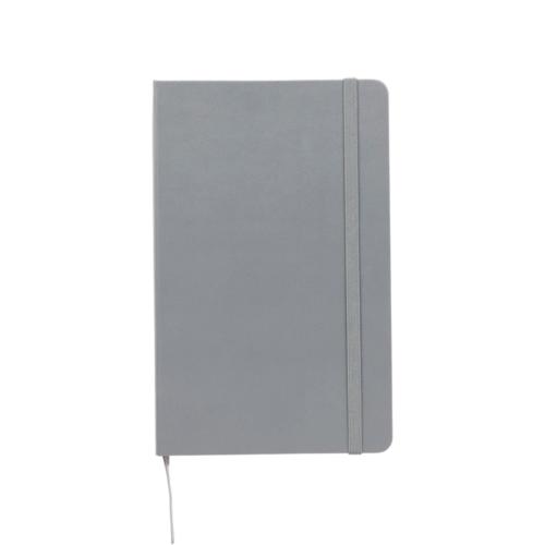 Moleskine Classic L hard cover notebook silver