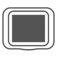 80 x 70 mm - Étiquette numérique