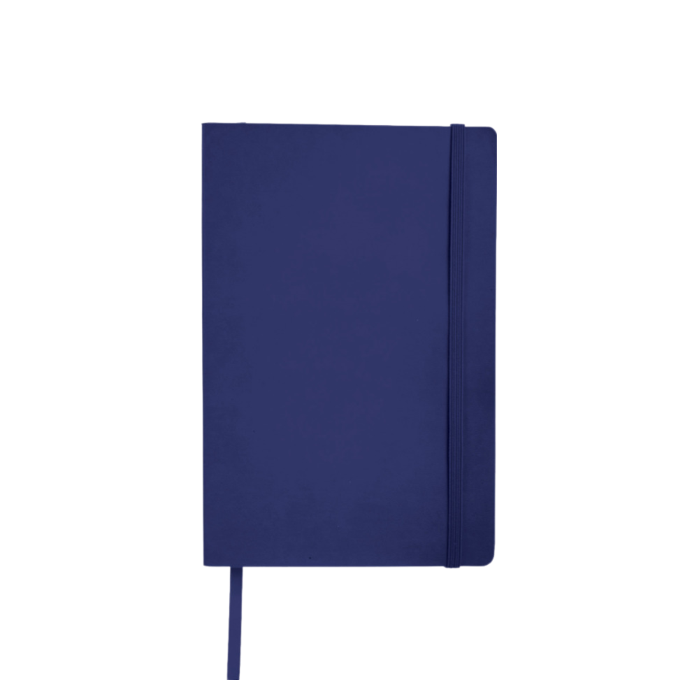 Classic A5 soft cover notebook dark blue