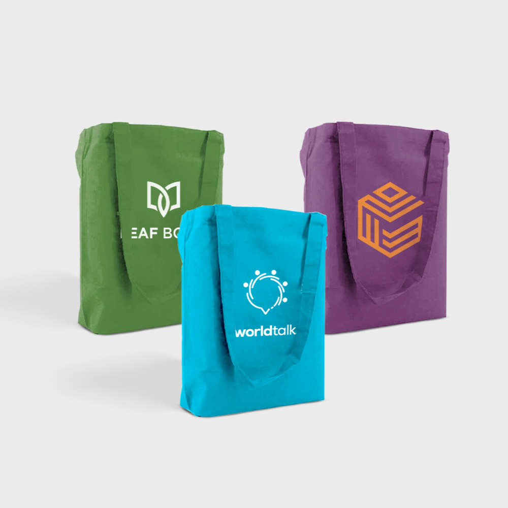 Bolsas de tela promocionales personalizadas HelloPrint