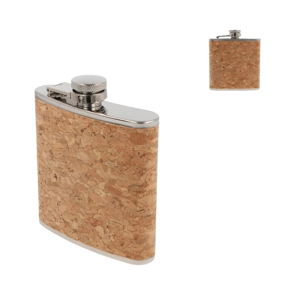 PDP - hipflaskcork170ml square #00000000 background