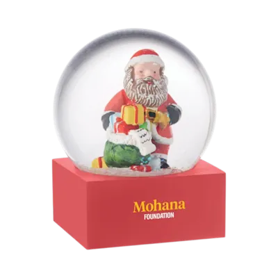 SANTISIMO Snow Ball Glass Ornament