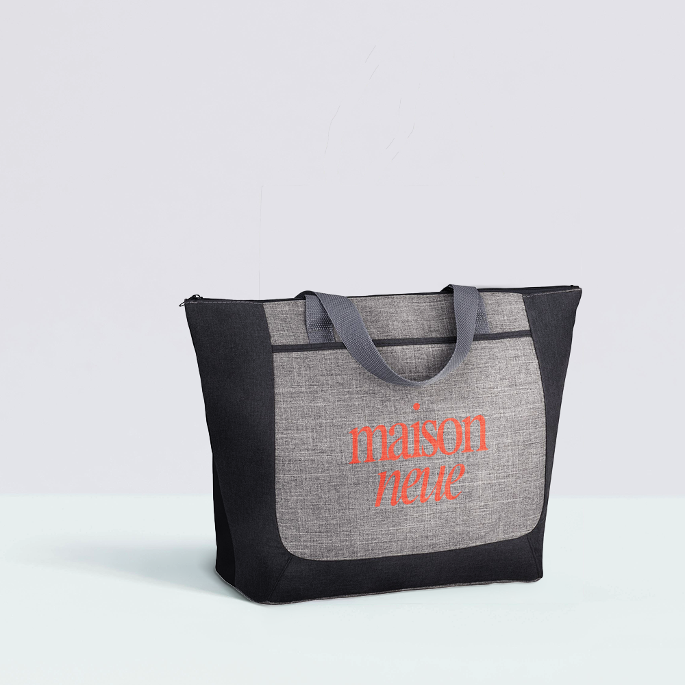 reclaimtwotonerecycledzipperedtote Setting 2